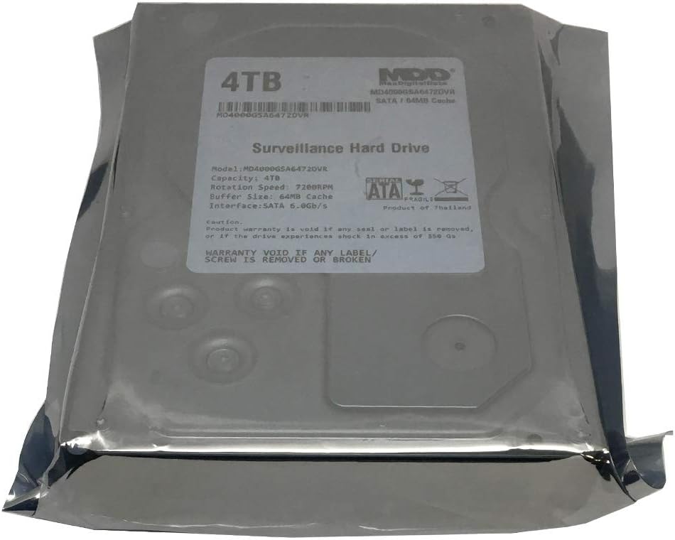 4TB 7200RPM SATA 3.5 Internal Hard Drive X5731