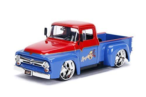 Die Cast Supergirl & 1956 Ford F-100 Pickup R2756