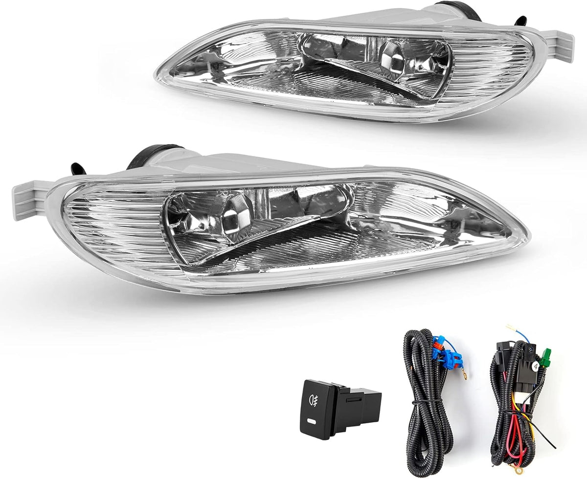 Fog Lights with Halogen Bulbs Switch and Wiring Kit 1 Set H77946