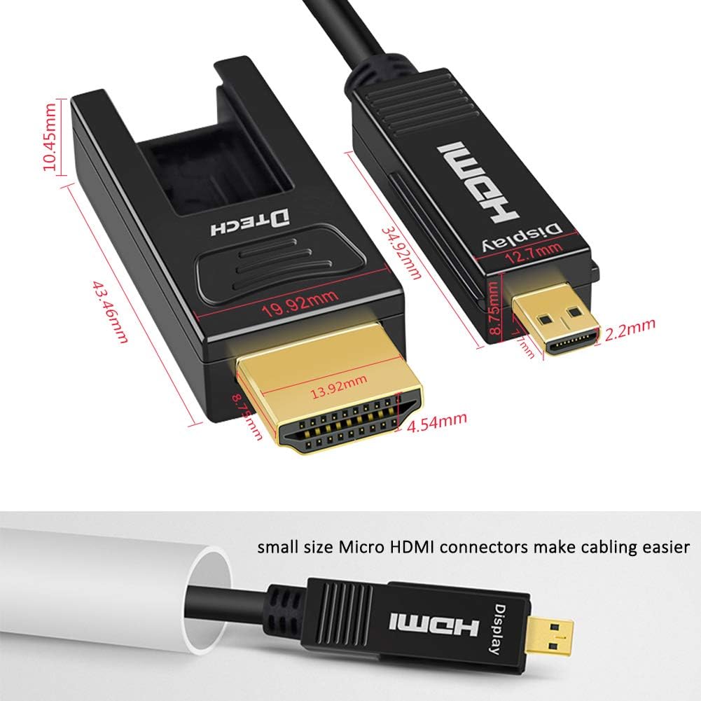 Fiber Optic HDMI Cable 100 Feet 4K 60Hz X6478