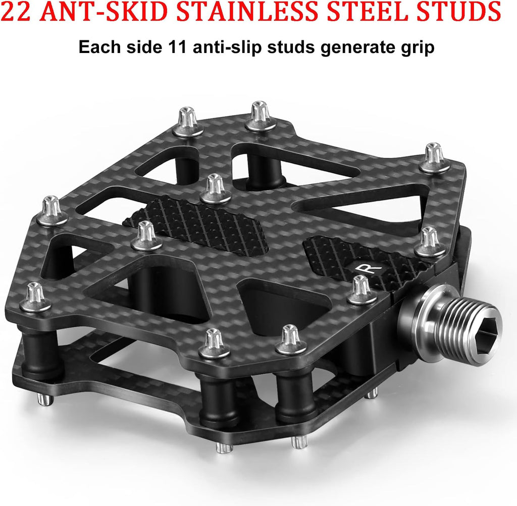 Carbon Fiber 3 Sealed Bearing Mountain Bike Pedals O6792