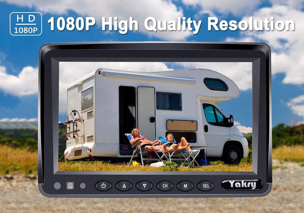 HD 1080P 7 Inch Monitor Backup Camera Kit B614346