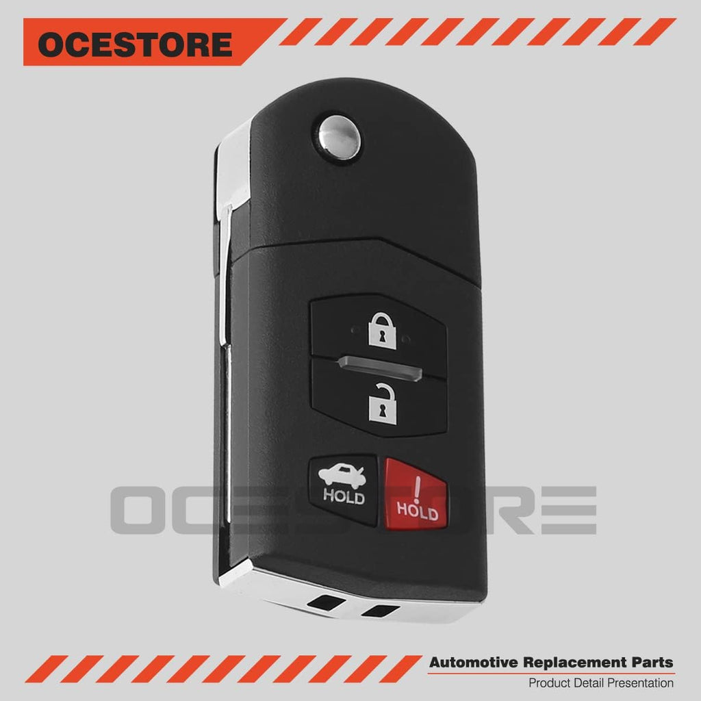 Car Key Fob Keyless Entry Remote 4 Button Pack of 2 W946239