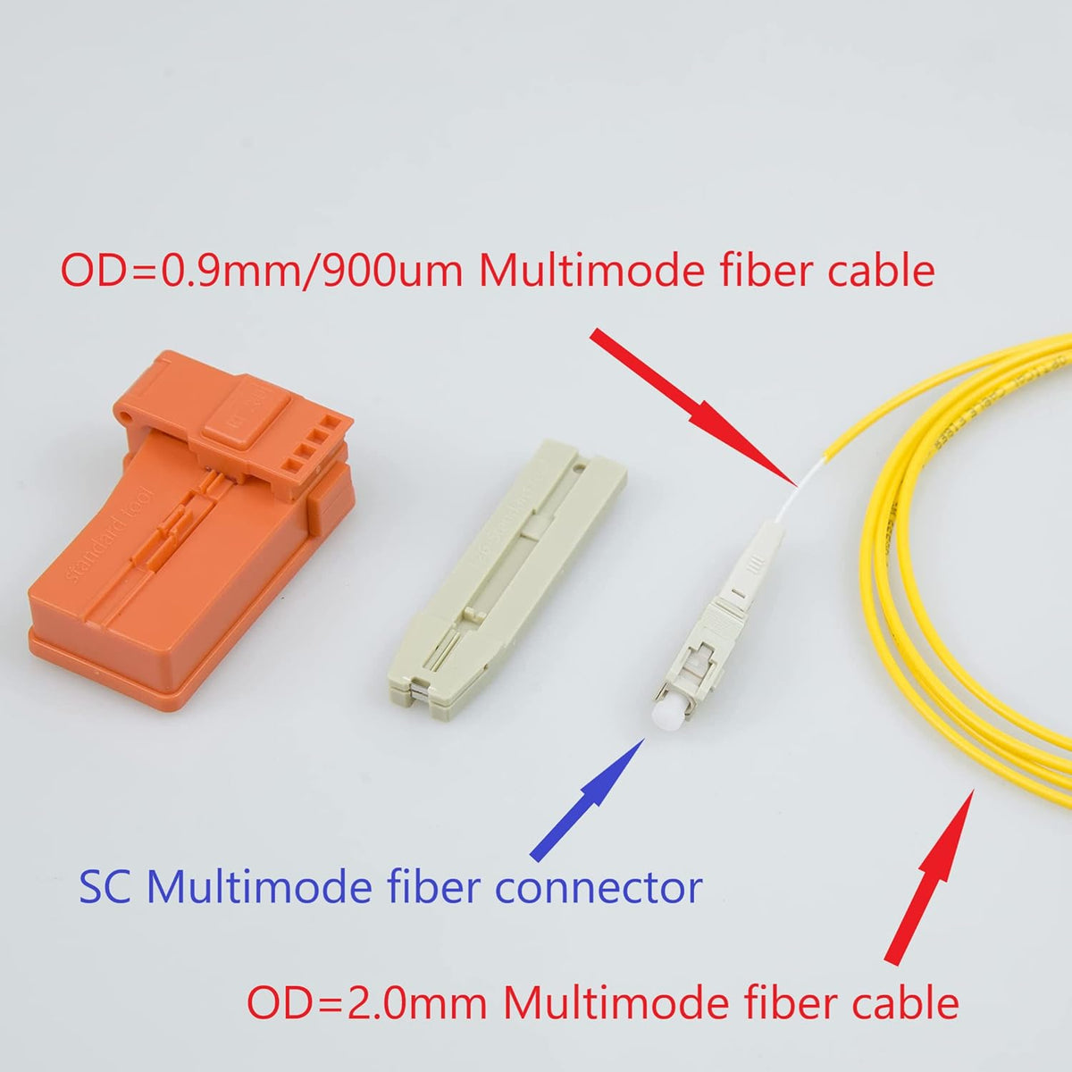 SC APC Fiber Optic Quick Connector 100pcs I24062
