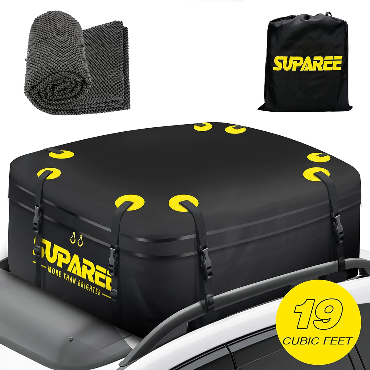 19 Cubic Feet Waterproof Rooftop Cargo Carrier C572012