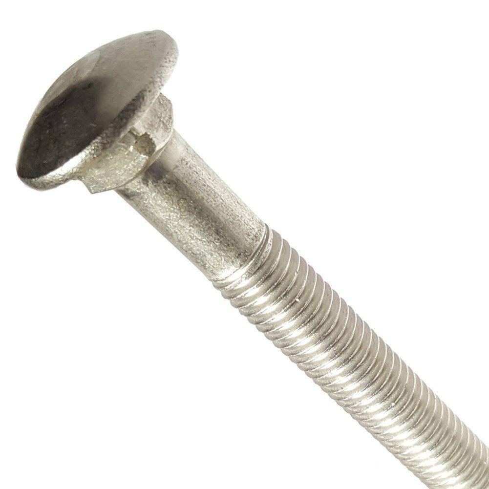 5/8-11 x 16x22 Stainless Steel Carriage Bolts Qty 5 I69194