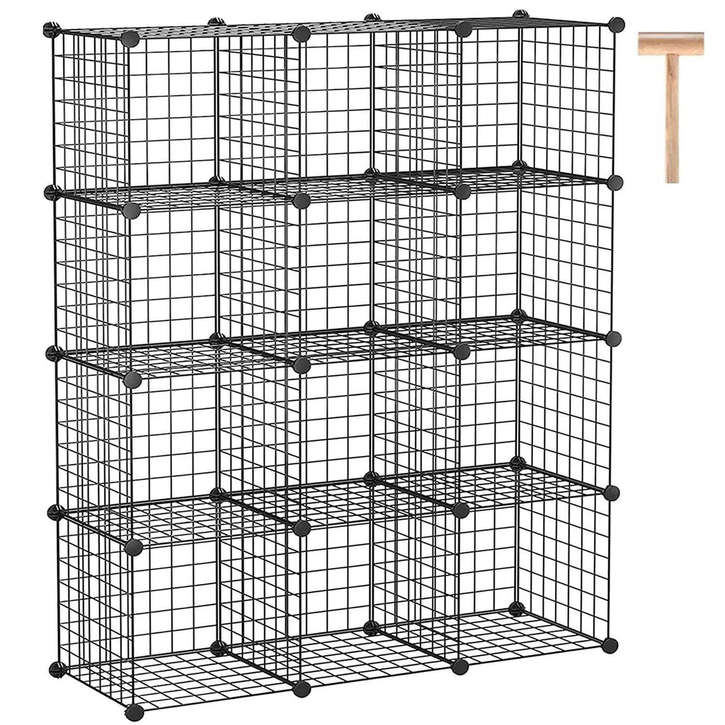 12 Cube Wire Storage Organizer A42239