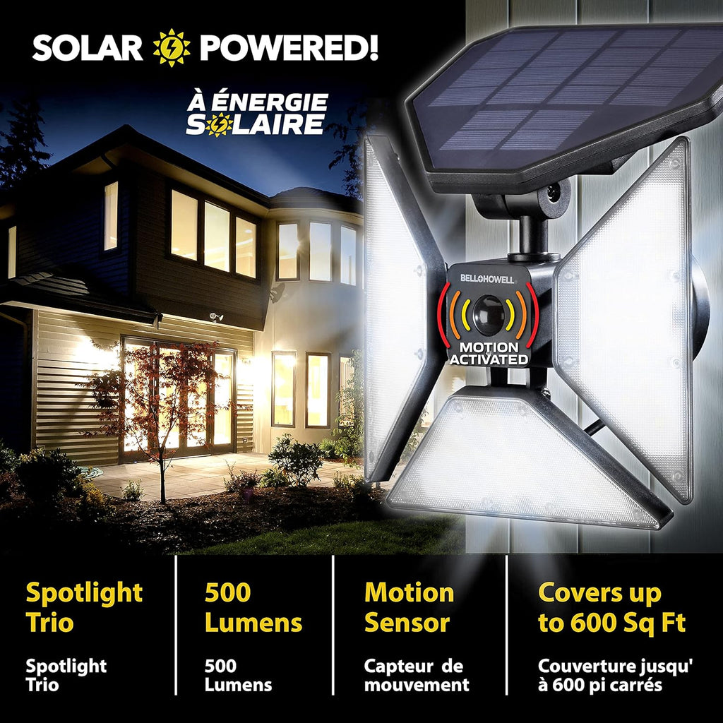 Solar Motion Sensor LED Spot Lights W963