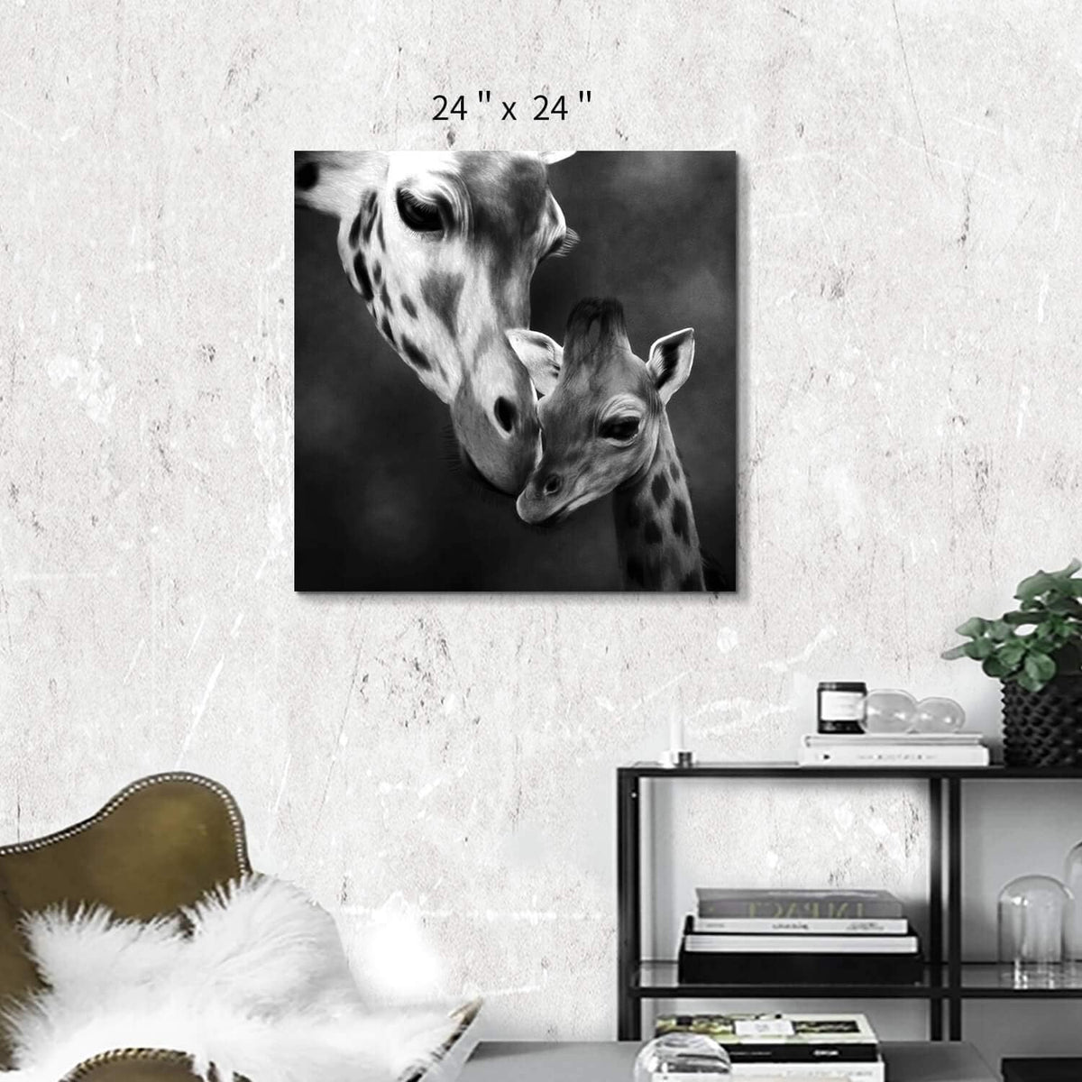 Canvas Wall Art Painting 24”x24” H1115