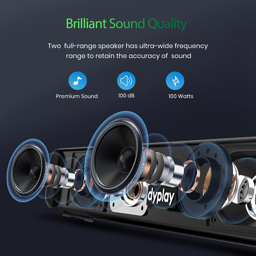 30-Inch 100W 2.0 Channel Sound Bar J9470