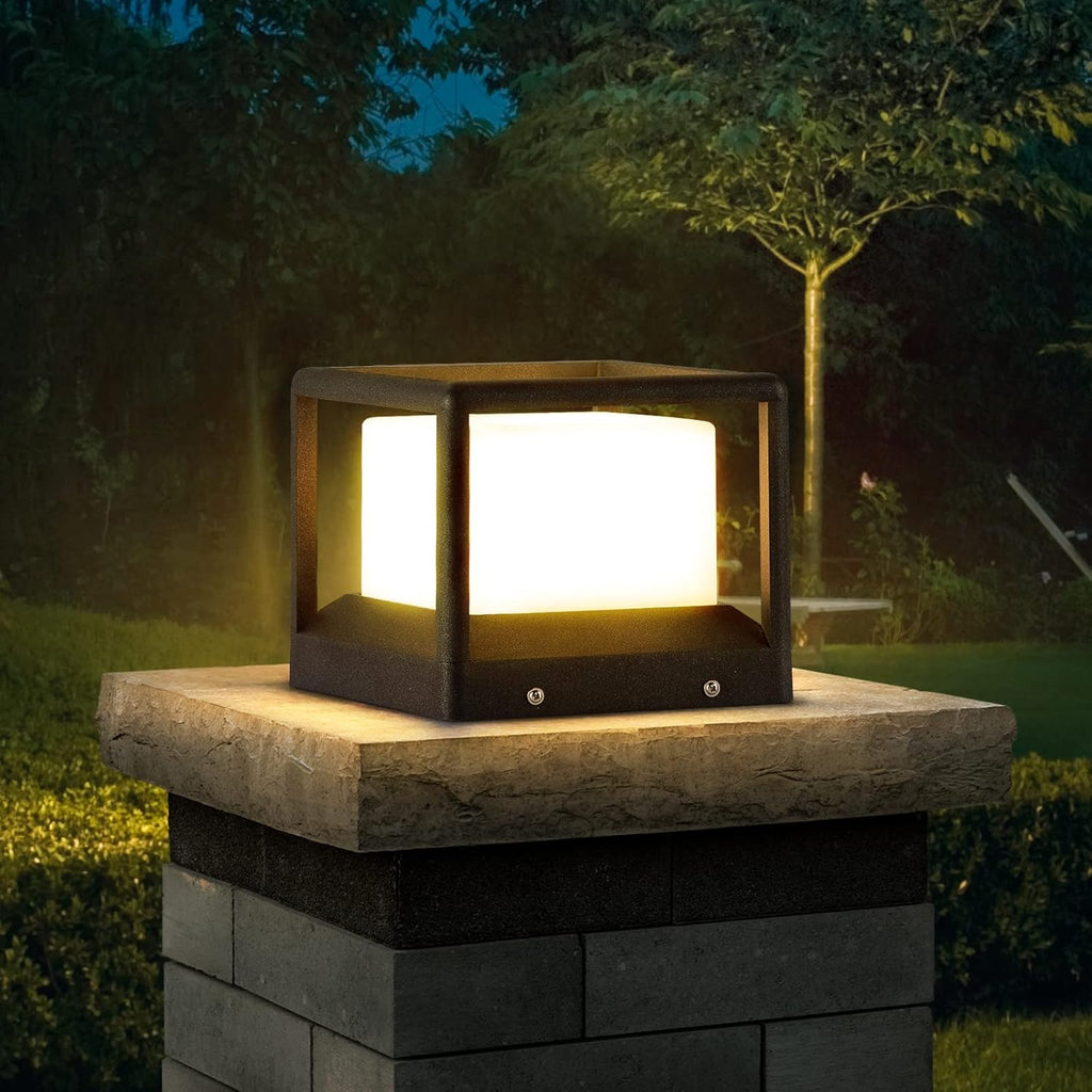 Solar Post Cap Light 3000K IP65 Waterproof F4369