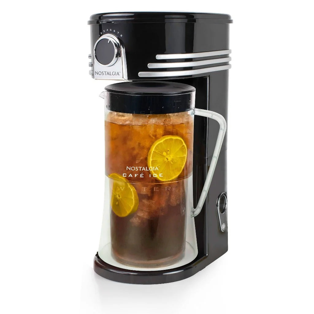 3-Quart Iced Coffee and Tea Brewing System with Plastic Pitcher, Black A953372