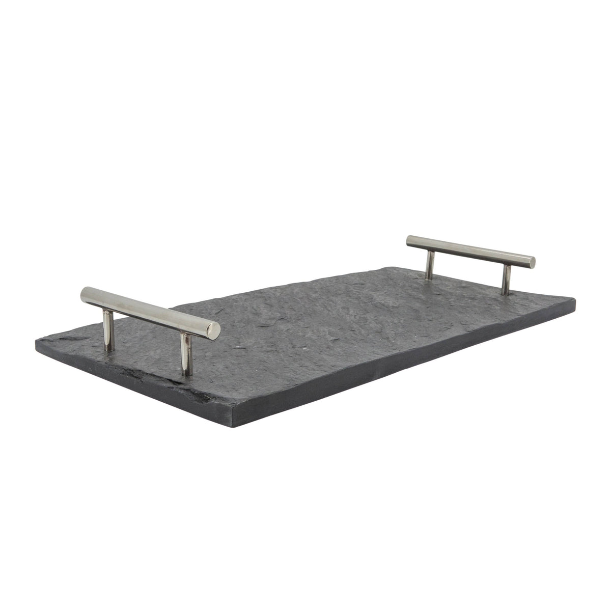 Marble Tray with Silver Handle G315
