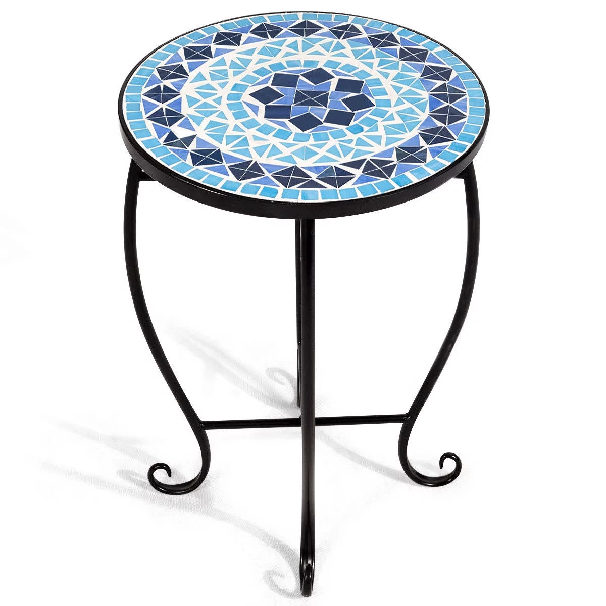 Cobalt Blue Mosaic Accent Table A200