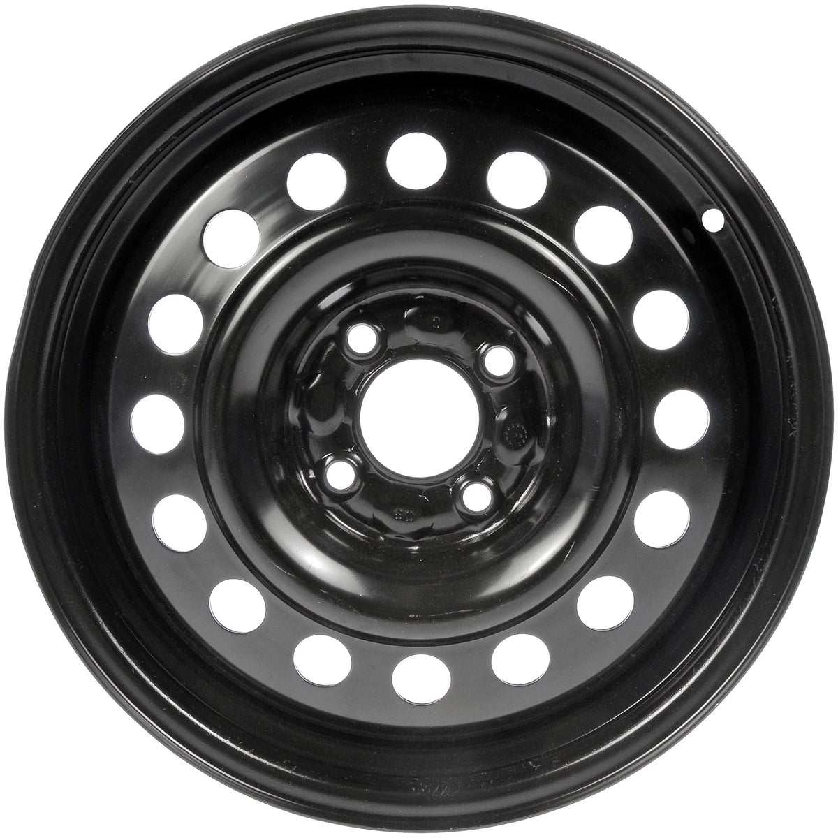 Steel 15 x 5.5-inch 4-Lug Black Wheel Rim N928762