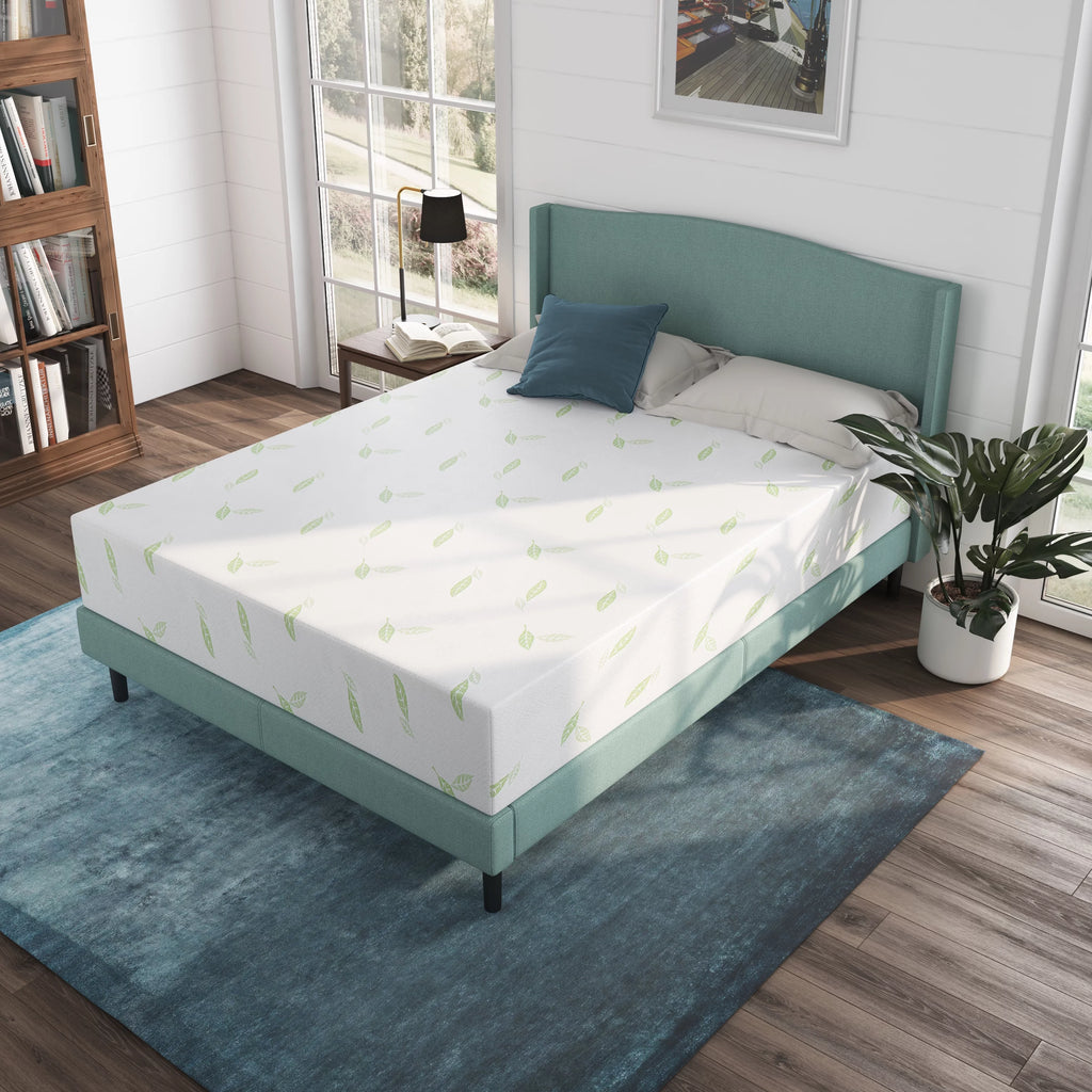 Queen Size Green Tea Infused Memory Foam Mattress F983968