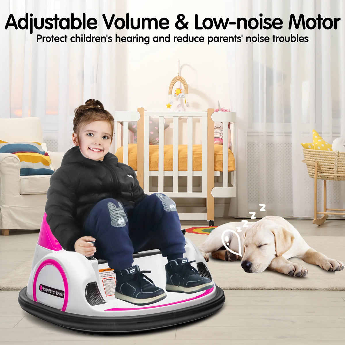 12V Bumper Car for Kids with Remote Control J90472