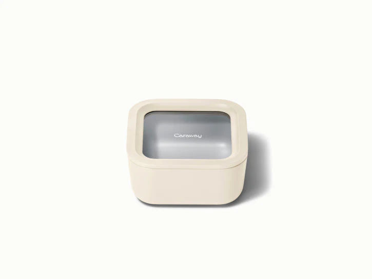 Cream Small Storage Container V7676