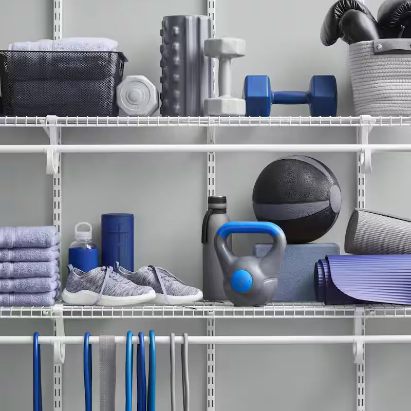 Vertical Rail Shelving Hardware B8506