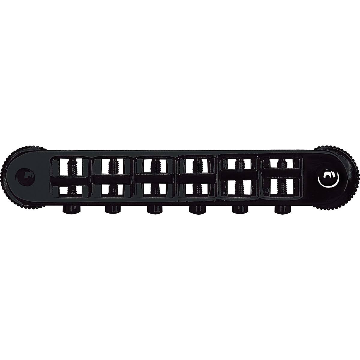 Locking Tune-O-Matic Notched Saddles Black N3325