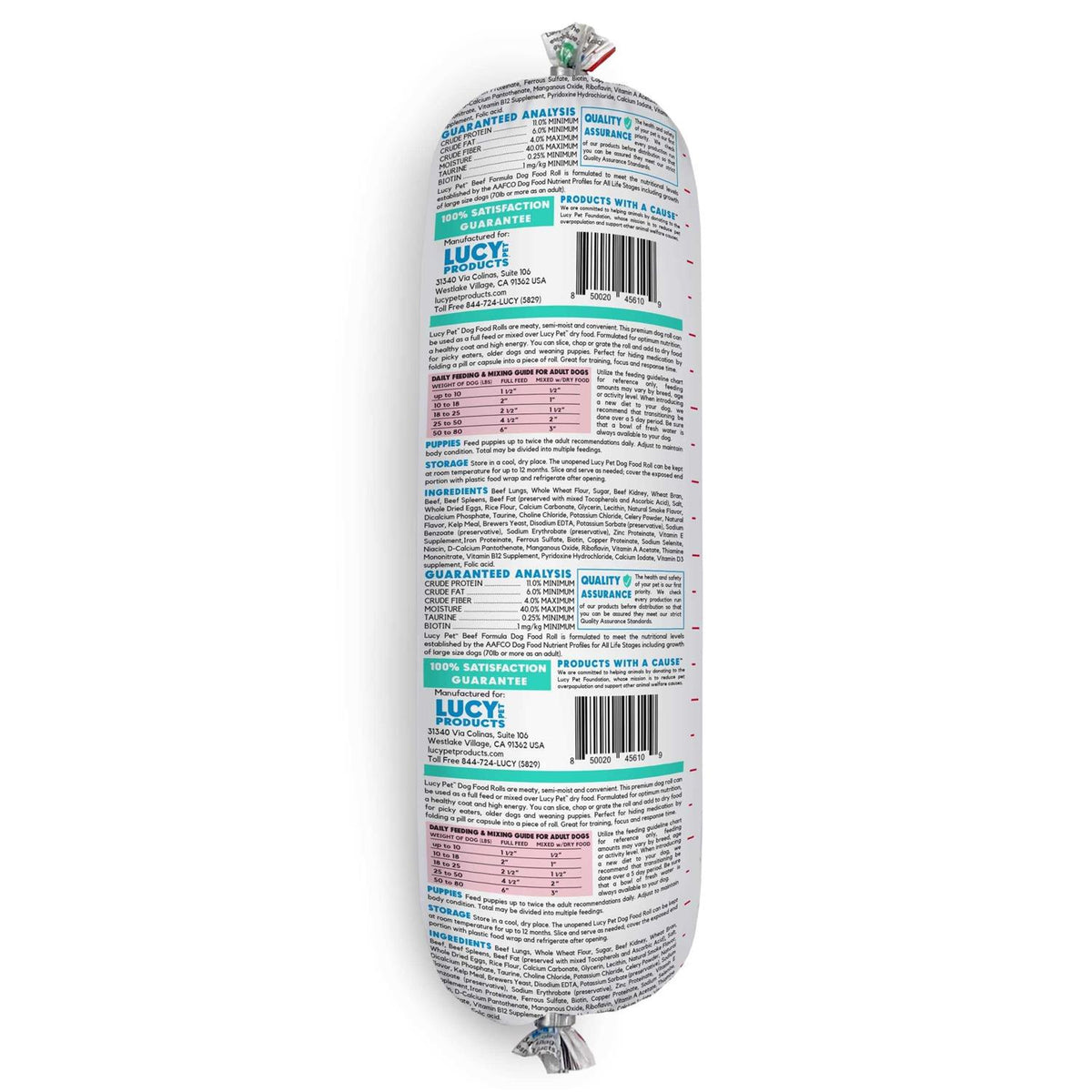 Beef Dog Food Roll G779090