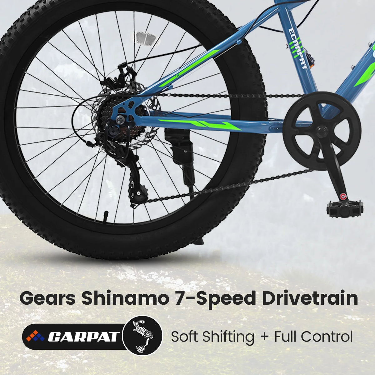 24 inch Mountain Bike with Fat Tires I77717