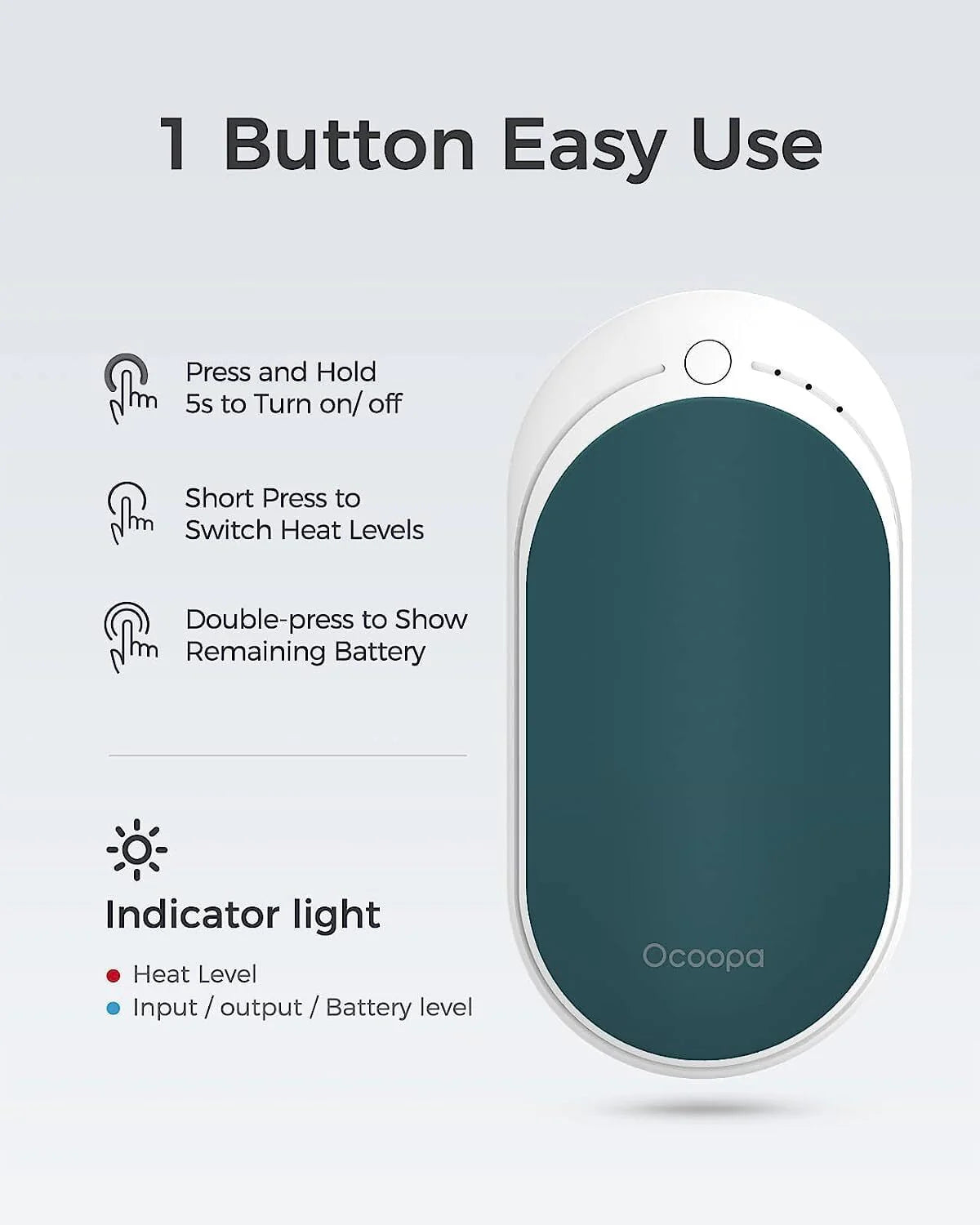 Rechargeable 5200mAh Electric Hand Warmers J777853