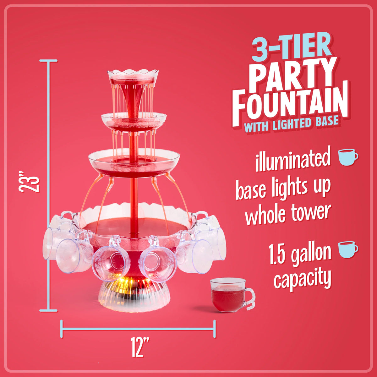 Lighted Party Fountain J77006