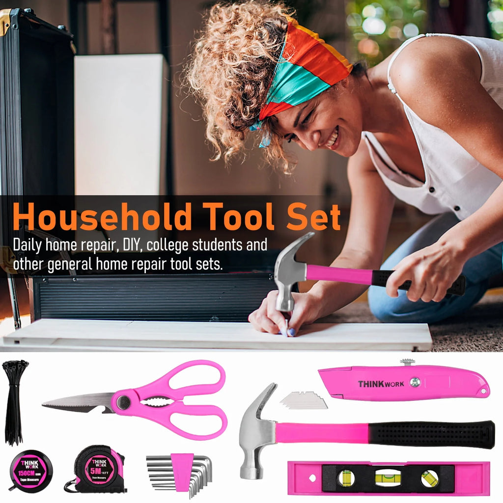 Pink 207 Piece Portable Tool Set B937