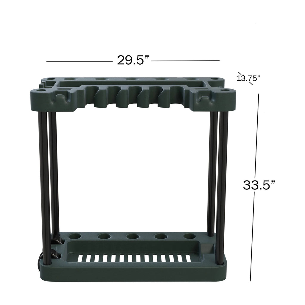 Portable Rolling Garden Tool Organizer with Wheels U341