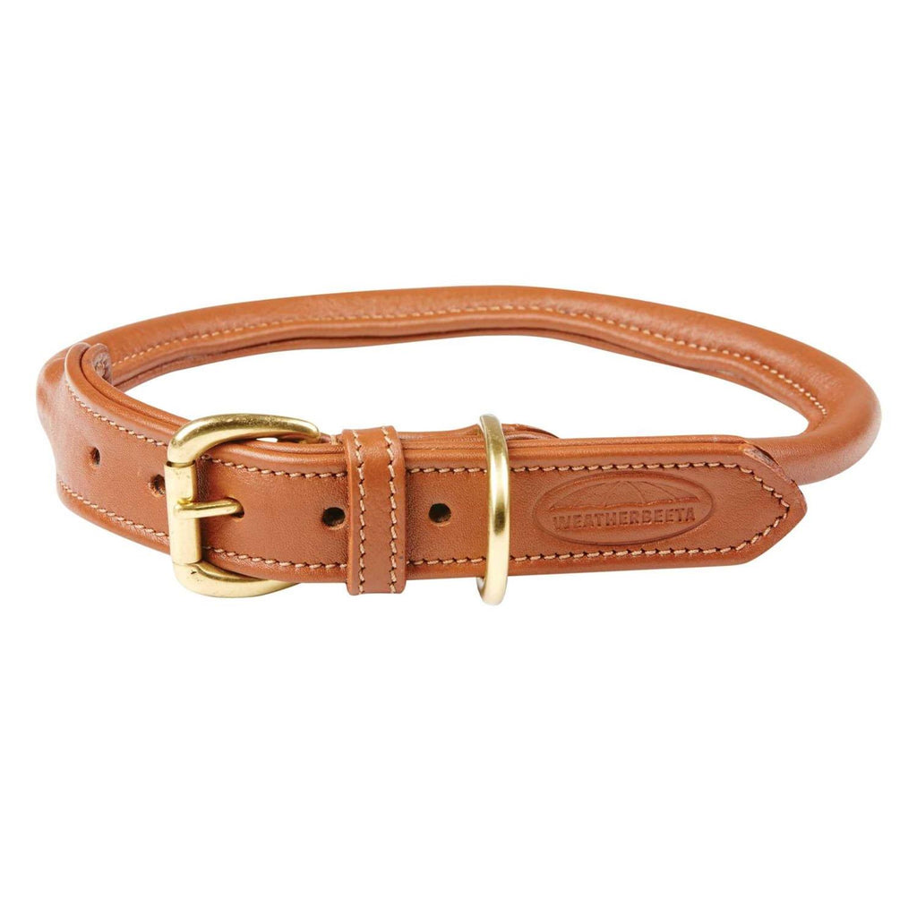 Rolled Leather Dog Collar R184