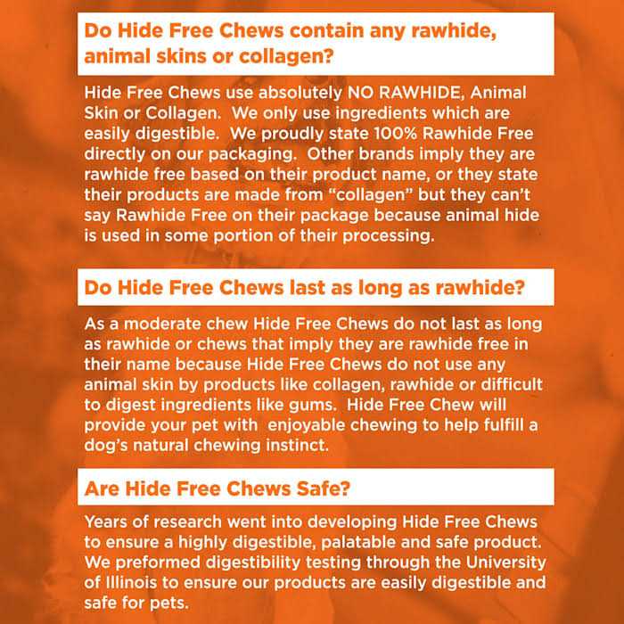 Hide Free Chicken Recipe Dog Chew Z501