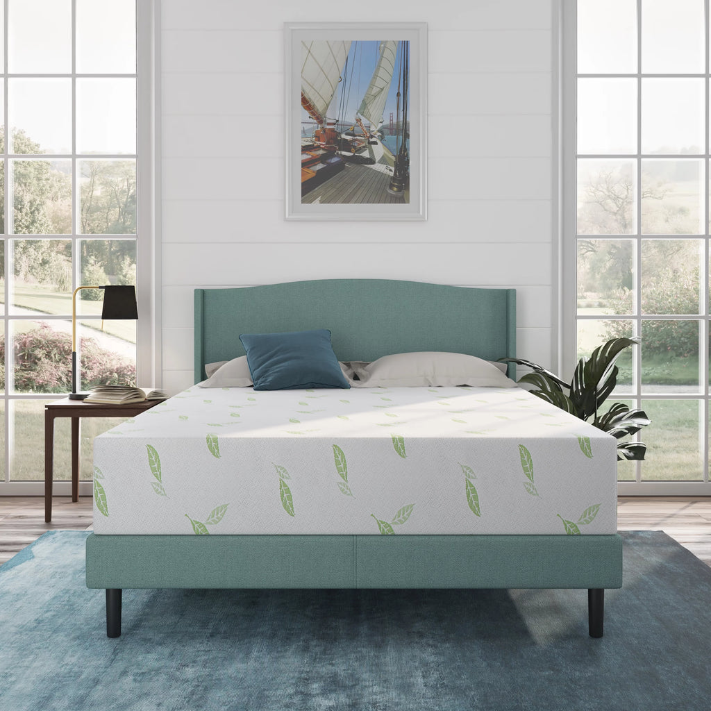 Queen Size Green Tea Infused Memory Foam Mattress F983968