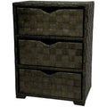 Natural Fiber 3 Drawer Chest of Drawers F2296