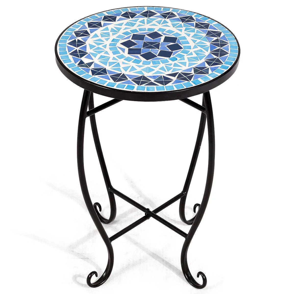 Cobalt Blue Mosaic Accent Table A200