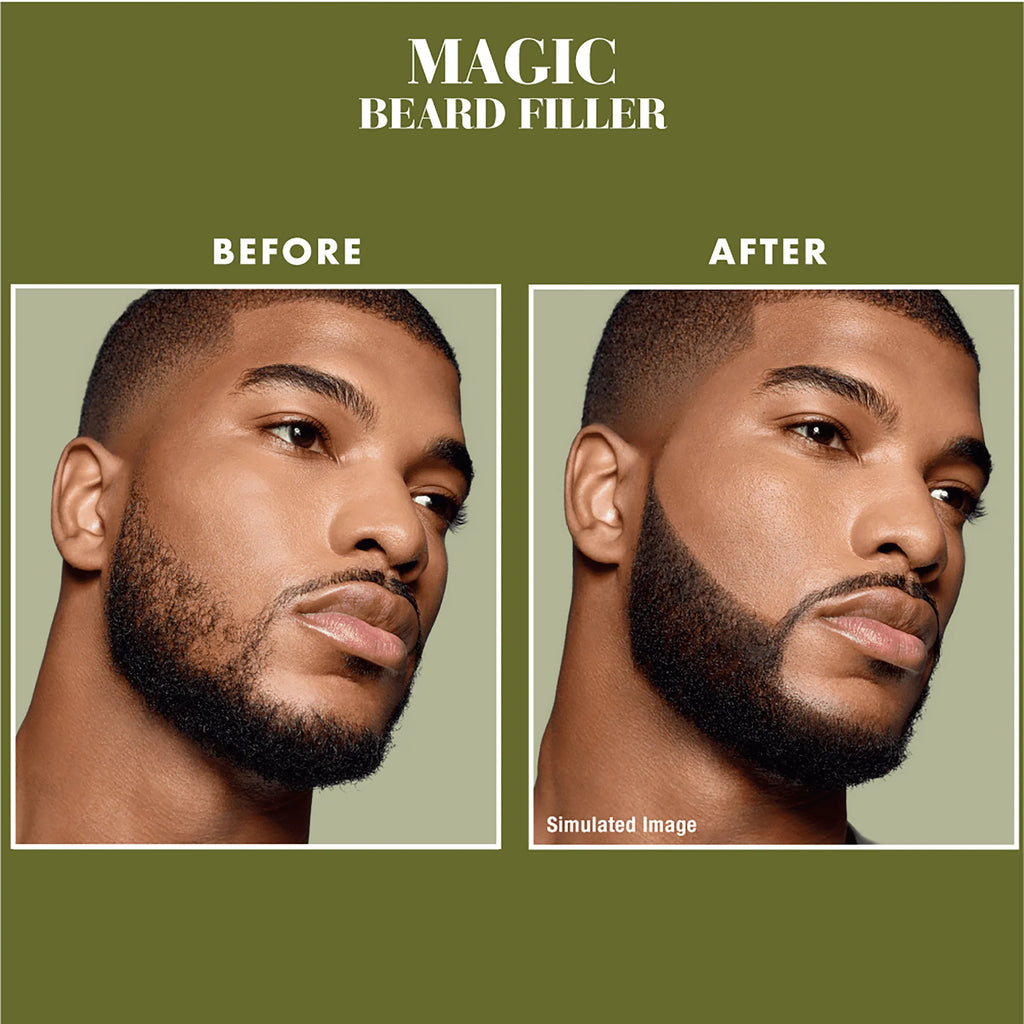 Natural Black Beard Filler V6582
