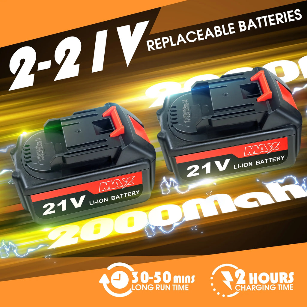 12 inch Cordless Electric Chainsaw with 2 Battery Y356436