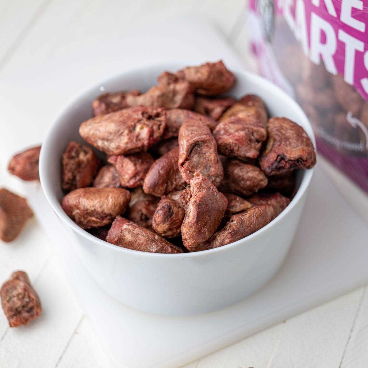 Freeze Dried Chicken Hearts Dog Treats G6108