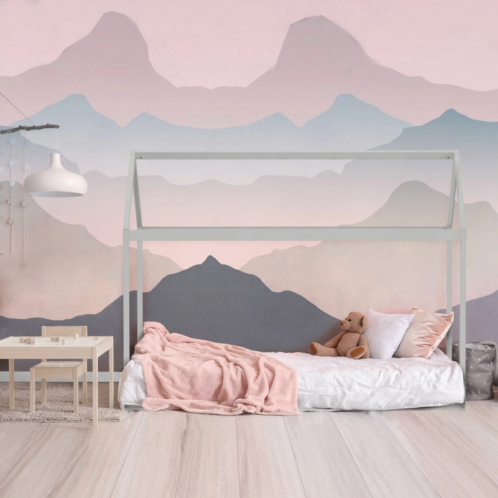 Pink Canopy Twin Bed C78678