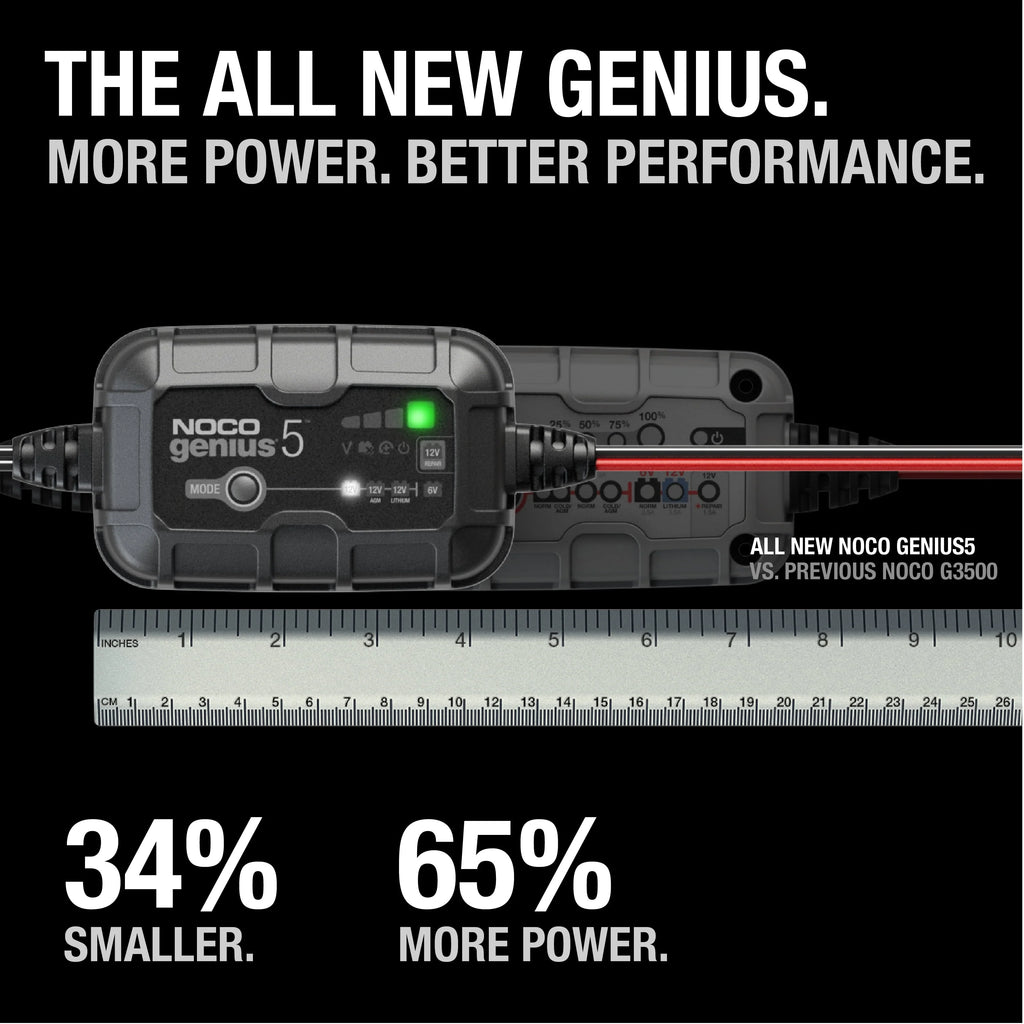 6V/12V 5A Smart Battery Charger and Maintainer T423