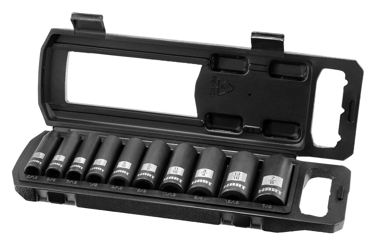 10-Piece 3/8-inch Drive SAE Impact Socket Set P107