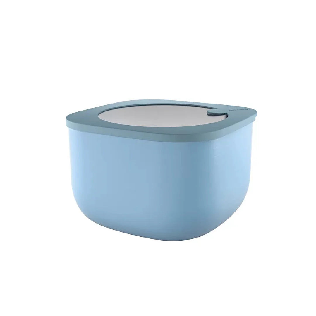Airtight Fridge Freezer Microwave Containers 2800cc Matt Mid Blue Y363464