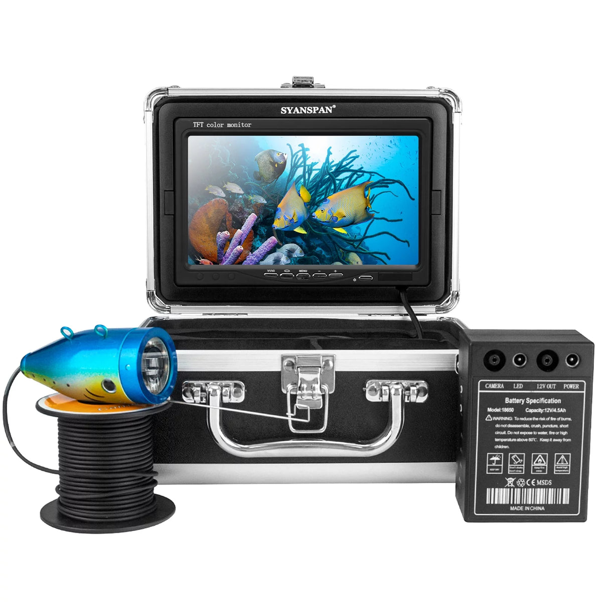 7 Inch 1200TVL Underwater Fishing Fish Finder M66335