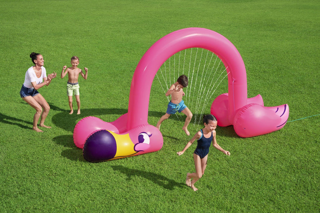 Pink Flamingo Inflatable Sprinkler Arch O1632