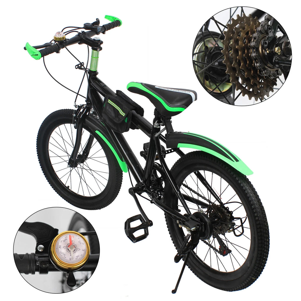 20 Kids Bike 7 Speed High Carbon Steel Mountain Bike H9570
