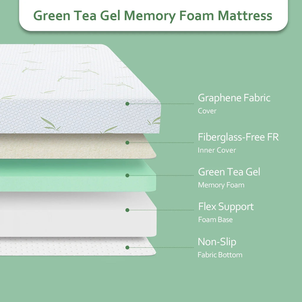 Queen Size 8 Inch Gel Memory Foam Mattress H36788