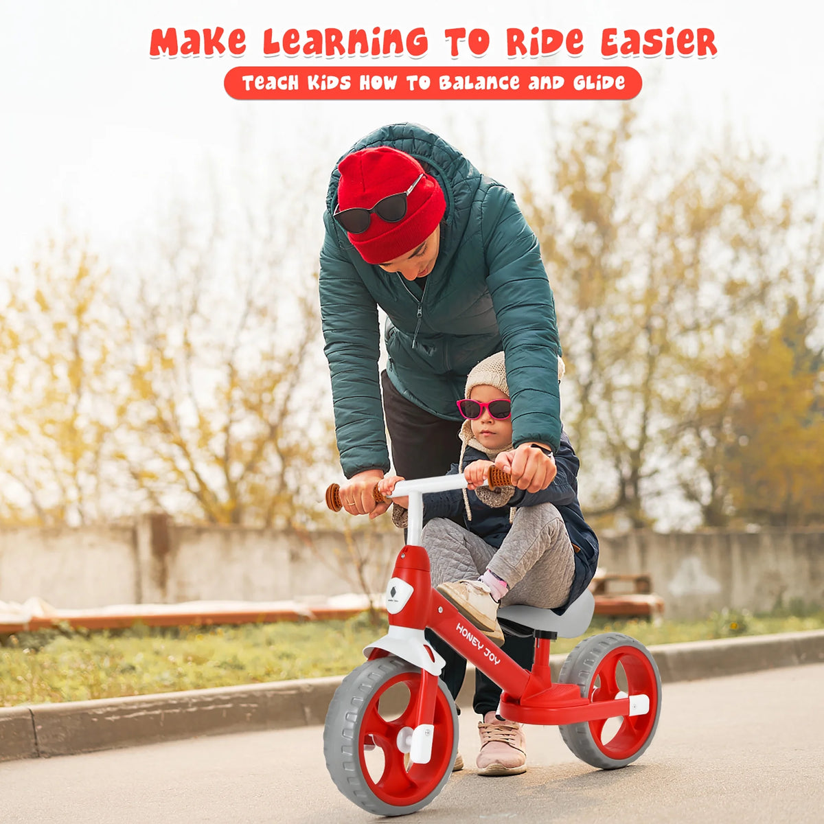 Kids Balance Bike with Feetrests Q14319