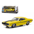 1970 Dodge Challenger R/T Yellow with Black Stripes 1/43 Diecast Model Car N361
