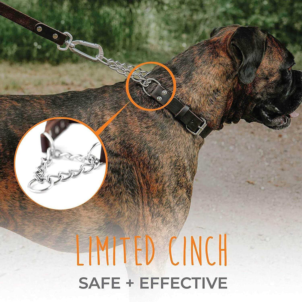 Leather Martingale Collar B98045