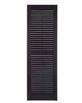 Black 15 x 59 in Exterior Decorative Shutter R813446